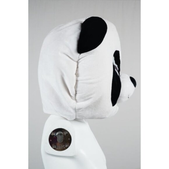 Emojination Soft Panda Head Mask Plush Unisex Costume Full Mask Halloween OS - Picture 4 of 10